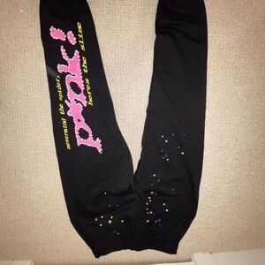 Black Bottoms with Colorful Print